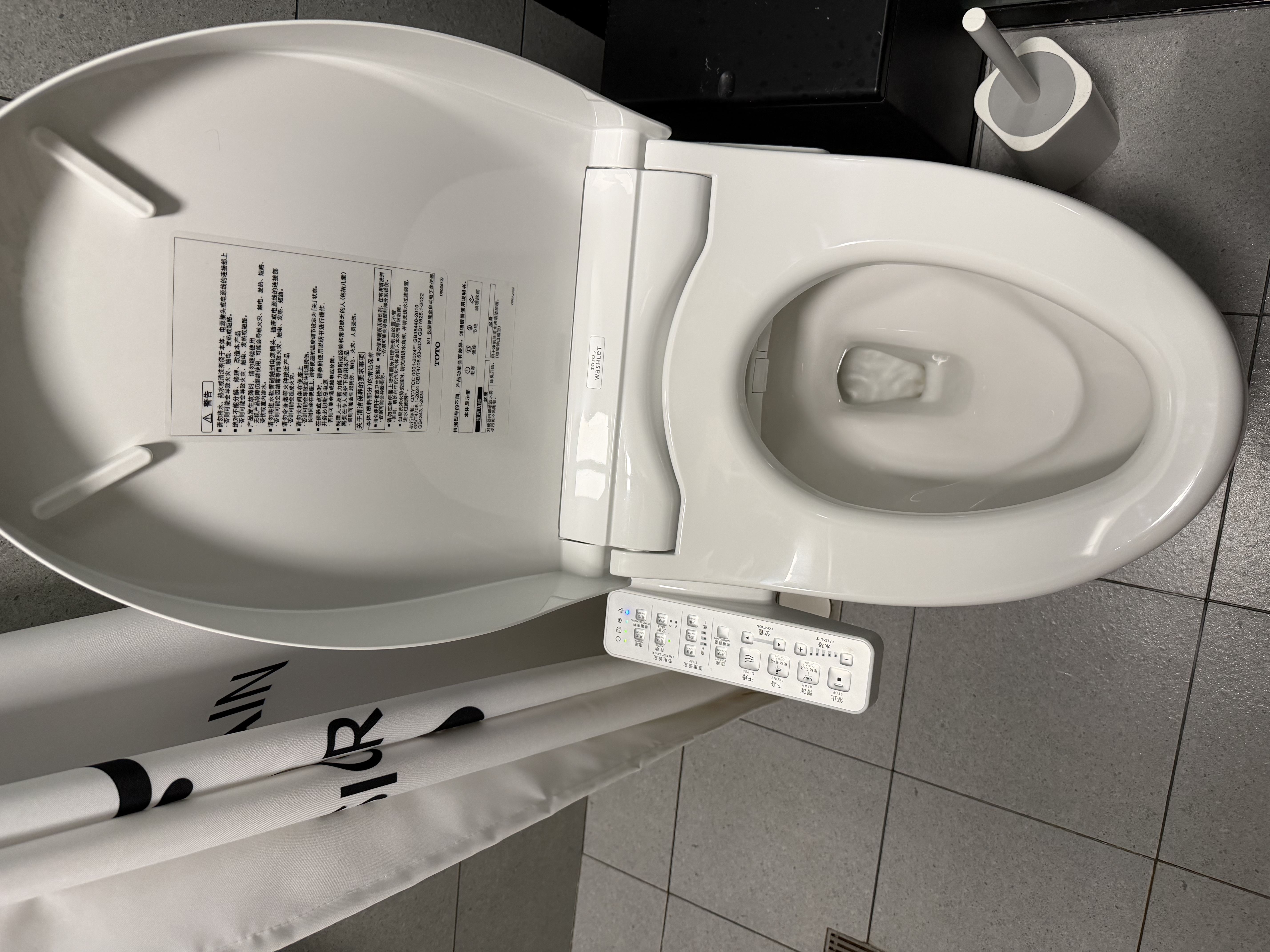 TOTO智能马桶盖卫洗丽S2系列即热式电解除菌3F460(03) 实拍图