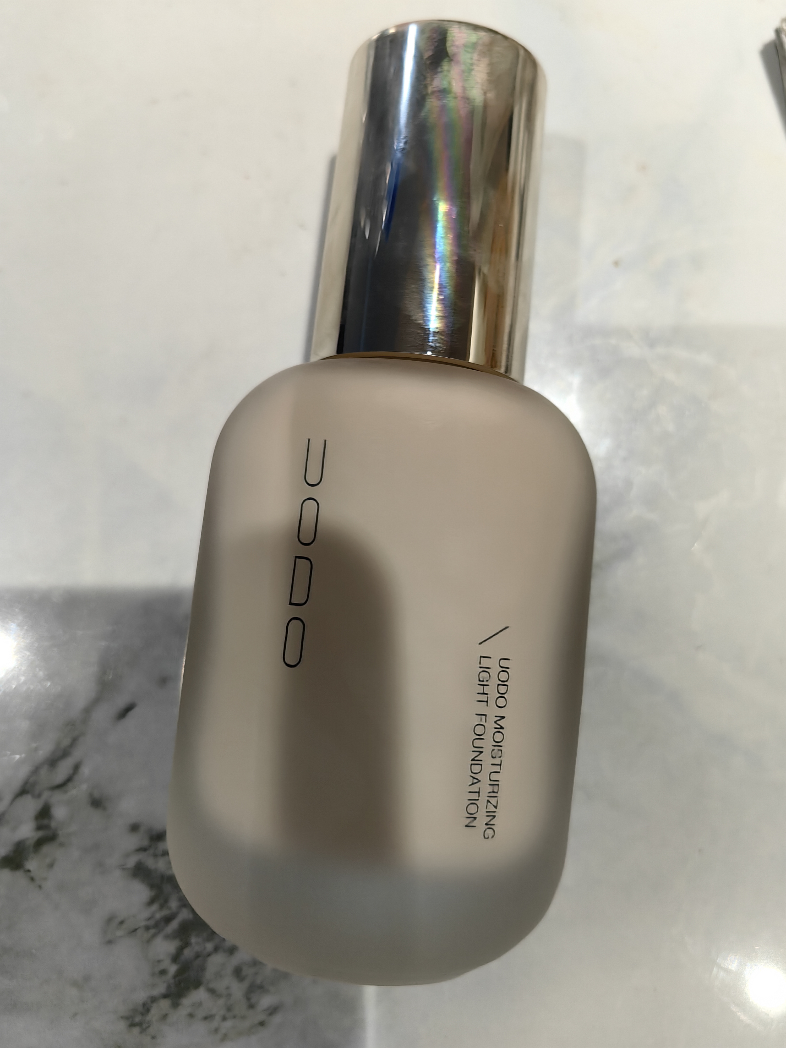 优沃朵（UODO）轻透美肌粉底液30ml奶油肌水润持妆生日礼物混干皮W02亮肤色 实拍图