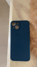 英悦 适用苹果13手机壳iPhone13Pro Max液态硅胶Mini软壳镜头全包防摔超薄保护套 苹果13【海蓝色】液态硅胶·肌肤手感·配钢化膜 实拍图
