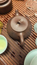 藏壶天下宜兴紫砂壶纯手工刻绘茶壶石瓢壶家用功夫泡茶壶茶具兰趣石瓢壶 兰趣石瓢壶 210ml 实拍图