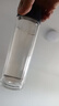 【京东物流】高硼硅双层玻璃杯大容量泡茶杯耐高温加厚水杯茶杯 隐形提环黑色玻璃杯 300ml 1只 实拍图