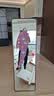 喻品穿衣镜卧室镜子全身镜壁挂墙家用试衣落地木框镜子JY78胡桃160*50 实拍图