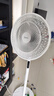 美的（Midea）【飓风节能】七叶柔风立式电风扇/家用轻音落地扇/台式小型风扇/大风力遥控定时摇头风扇 SAH35BSJ 实拍图