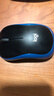 罗技（Logitech）M185鼠标 无线鼠标 办公鼠标 对称鼠标 黑色蓝边 带无线2.4G接收器 实拍图