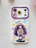 圣图朗新款17苹果16多巴胺女孩iphone15promax可爱14plus手机壳12卡通11高级感XS全包液态硅胶软13防摔套 液态硅胶-捧花女孩-古董白 iPhone 17 pro 实拍图