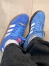 adidas「T头鞋」VL COURT复古休闲板鞋德训鞋男女阿迪达斯轻运动 蓝色/亮白/树脂黄 (推荐女生选小半码)   36 实拍图