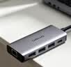 绿联Type-C扩展坞HDMI转接头4K60Hz拓展坞投屏千兆网口读卡USB3.0适用Macbook Air2025华为联想苹果 实拍图