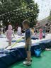 心楠 儿童连体短袖泳衣男童夏季防可爱鲨鱼晒速干中小童宝宝度假套装 可爱鲨鱼XL码【身高100-110CM】 100 实拍图