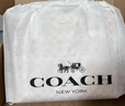 蔻驰（COACH）奥莱女士夏季女包经典标志CITY拉链托特包单肩手提包礼物city30 沙黄色/粉笔白色（新版） 实拍图