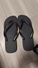 havaianas哈唯纳Top炫彩夹脚人字拖女夏海边平底拖鞋情侣款 0090-火耀黑 43-44 巴西码 实拍图
