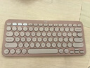 罗技（Logitech）时尚系列K390无线蓝牙键盘 超薄便携  K380升级版 粉色 79键 实拍图