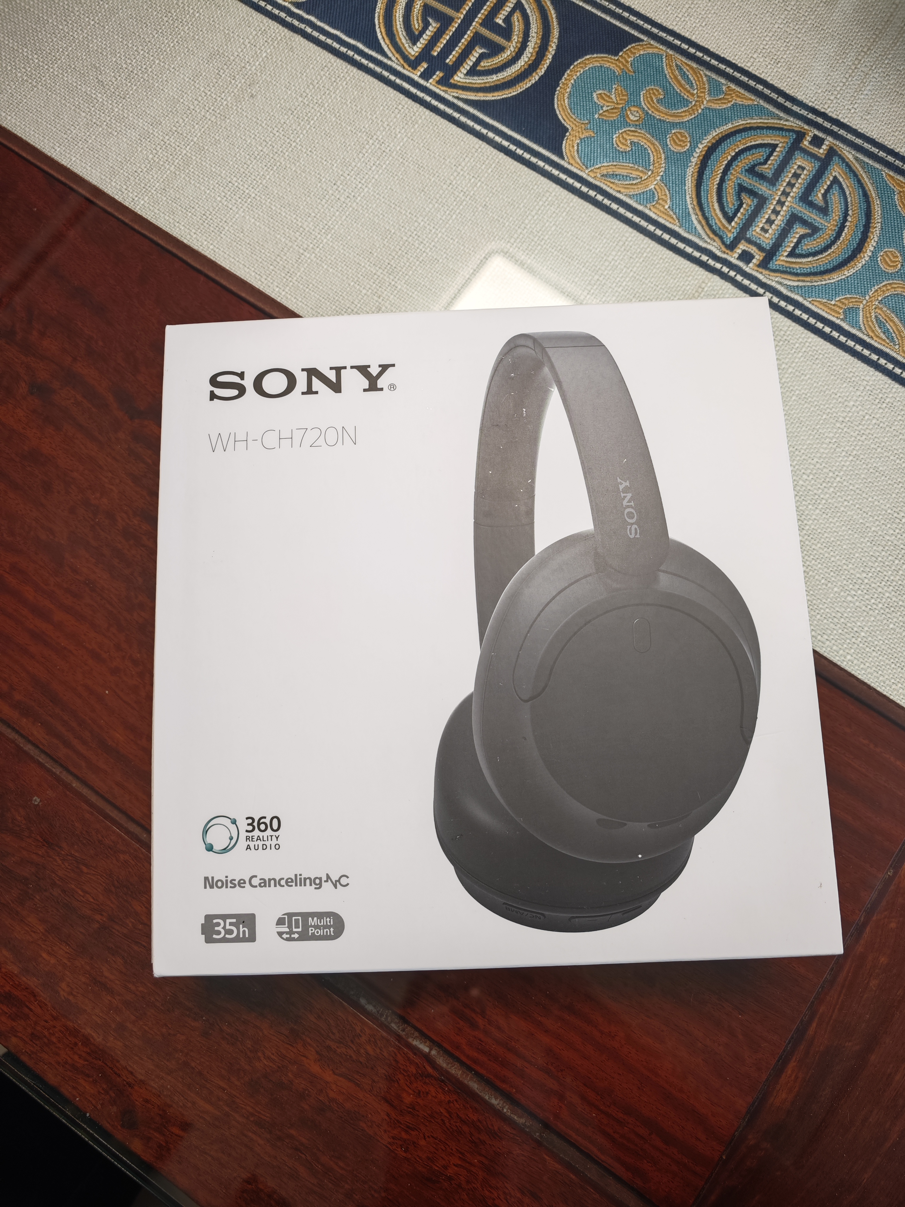 索尼（SONY）WH-CH720N 无线降噪立体声耳机 黑色 WH-CH720N 实拍图