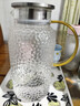 富光玻璃杯耐热玻璃凉水壶锤纹带把手大容量家用杯花茶杯子茶壶冷水壶 实拍图