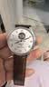 天梭（TISSOT）【官方授权店】 瑞士手表 力洛克系列1853时尚商务全自动机械男表 镂空白盘皮带T006.407.16.033.01 实拍图