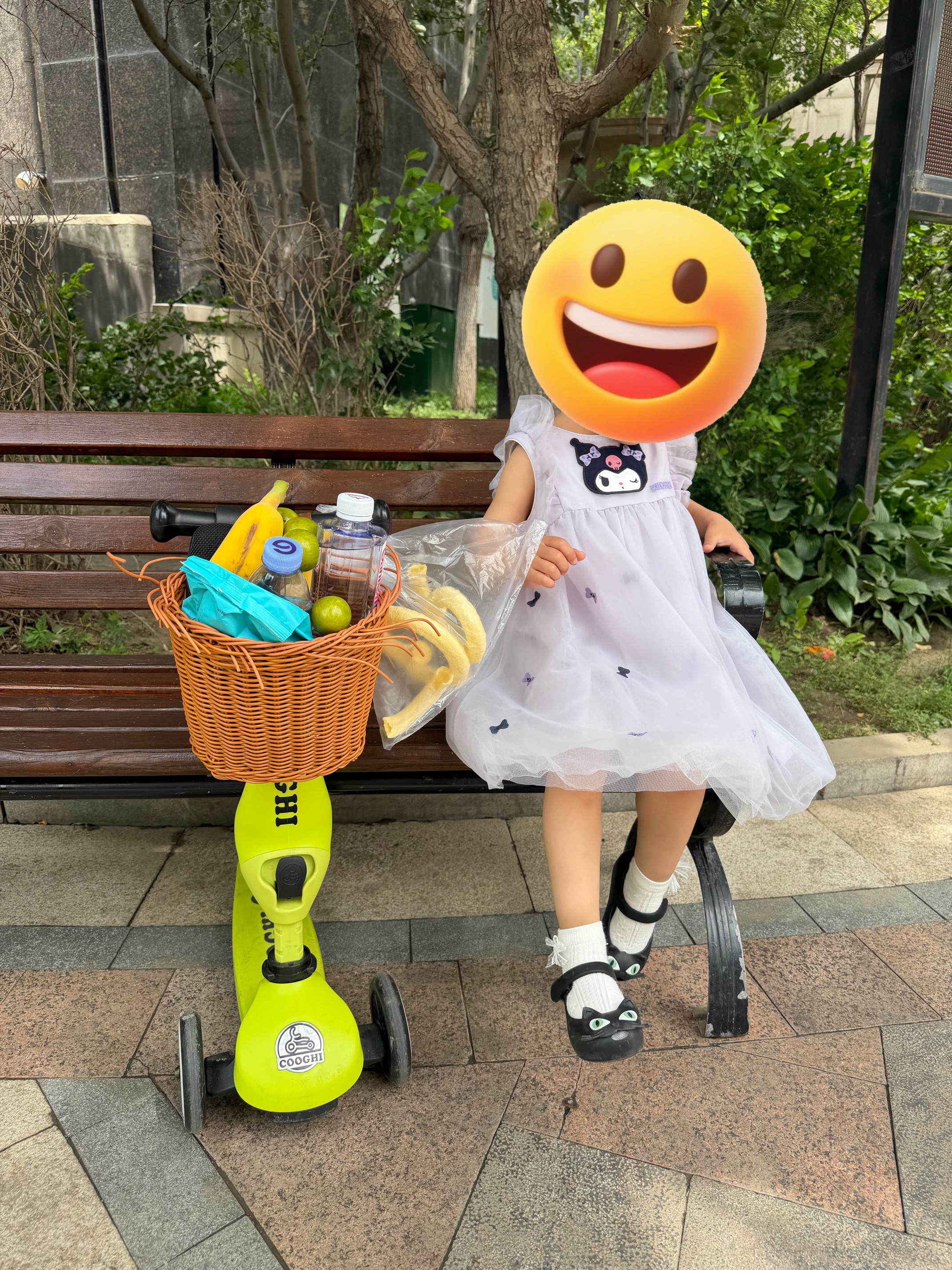 梅丽莎（melissa）卡通小猫咪鱼嘴魔术贴时尚休闲小童单鞋30901 黑色/粉色 25 25/26码（内长约15.5cm) 实拍图
