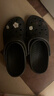 卡骆驰（CROCS）经典洞洞鞋轻便百搭女沙滩鞋包头拖鞋男鞋|10001 黑色-001(含智必星) 37 /38(230mm) 实拍图
