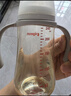 贝亲（Pigeon）PPSU宽口径双把手奶瓶240ml M号奶嘴 3个月+ AA270 实拍图