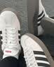 adidas「T头鞋」VL COURT CLASSIC板鞋德训鞋男女阿迪达斯轻运动   灰色/黑色/红色 (推荐女生选小半码)   37 实拍图