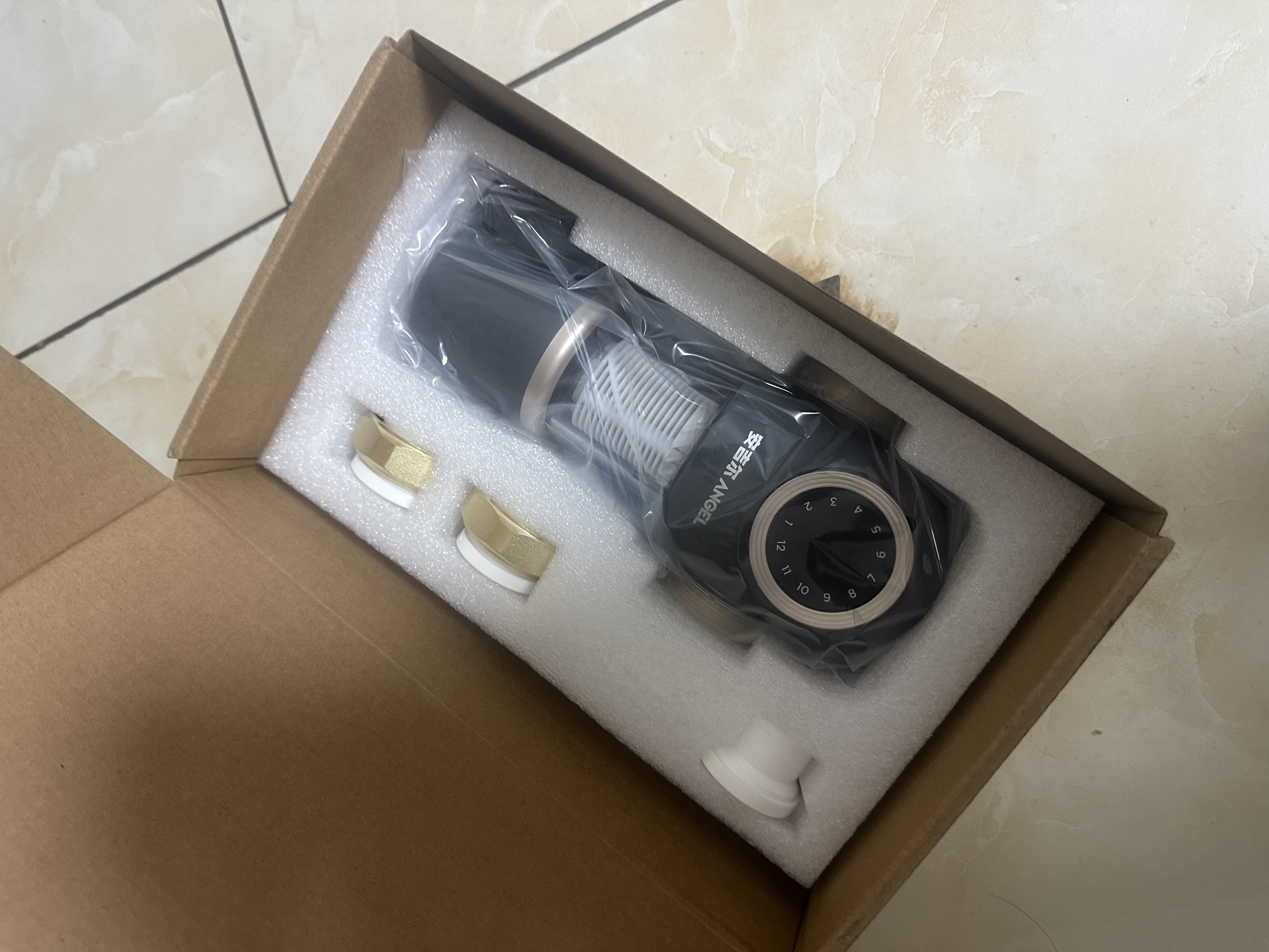 安吉尔15T前置过滤器 净水器全屋中央水驱自旋水盾式涡轮转动反冲洗 自动冲洗刮洗J3524双网反冲洗40微米 【超15T大流量】前置过滤器3524 实拍图