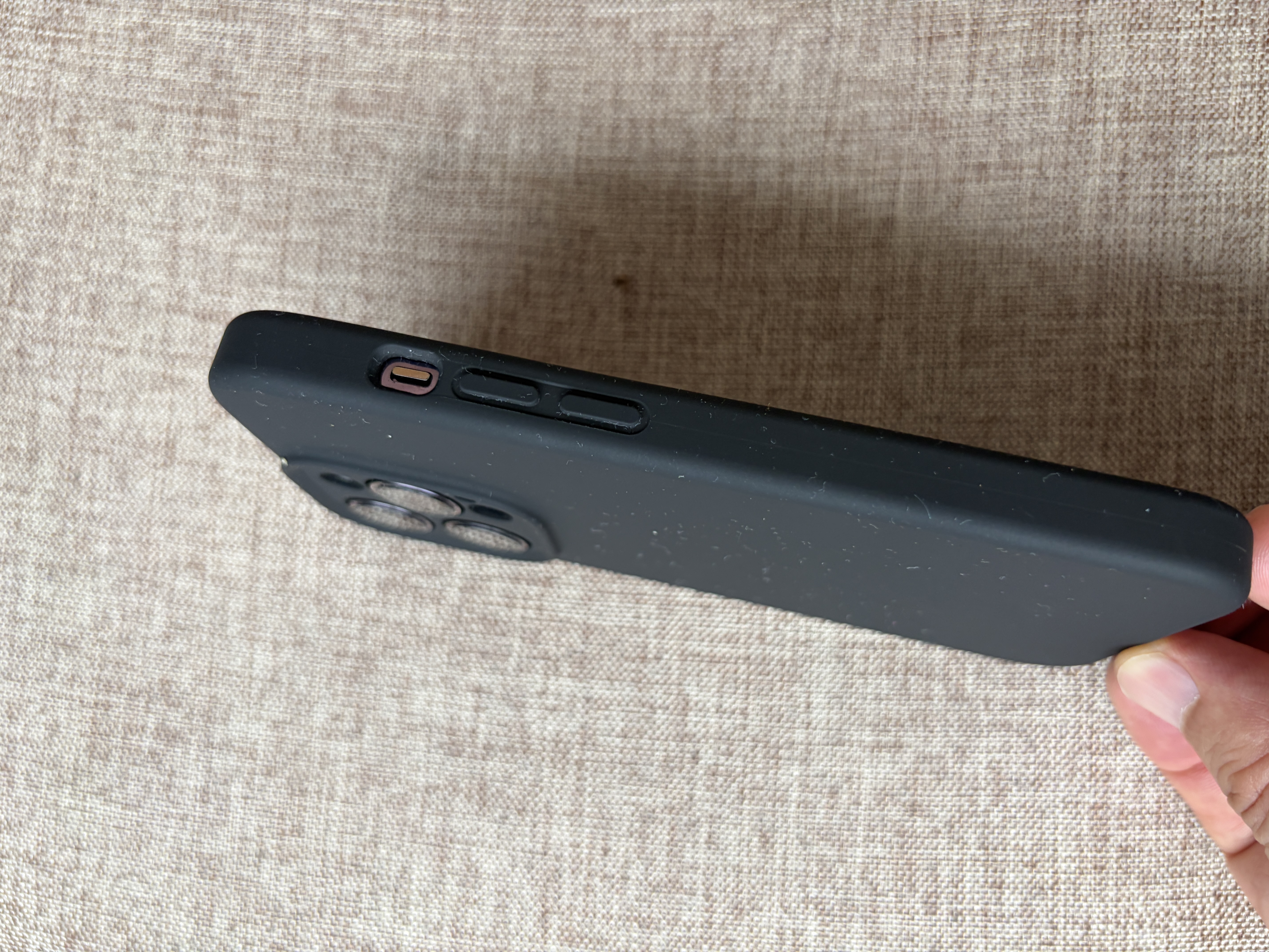 第一卫DIVI【官 版 真 液 态】适用苹果14Pro手机壳iPhone14Pro保护套液态硅胶亲肤镜头全包防摔防磨男女款黑 实拍图