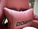 DOWINX 电竞椅家用电脑椅子办公椅可躺人体工学椅老板椅游戏椅升降椅 暗骑士-酒红色 实拍图