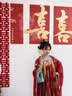 重回汉唐倾世芳华原创唐制齐胸衫裙襦裙广袖衫红色汉服婚服女款 上蓝下红齐胸套装/现货 S 晒单实拍图