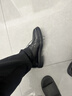 卡帝乐鳄鱼男鞋商务正装皮鞋男士真皮休闲软底软面系带上班大码内增高结婚鞋 XQLQHH3668黑色6厘米增高款 42 实拍图