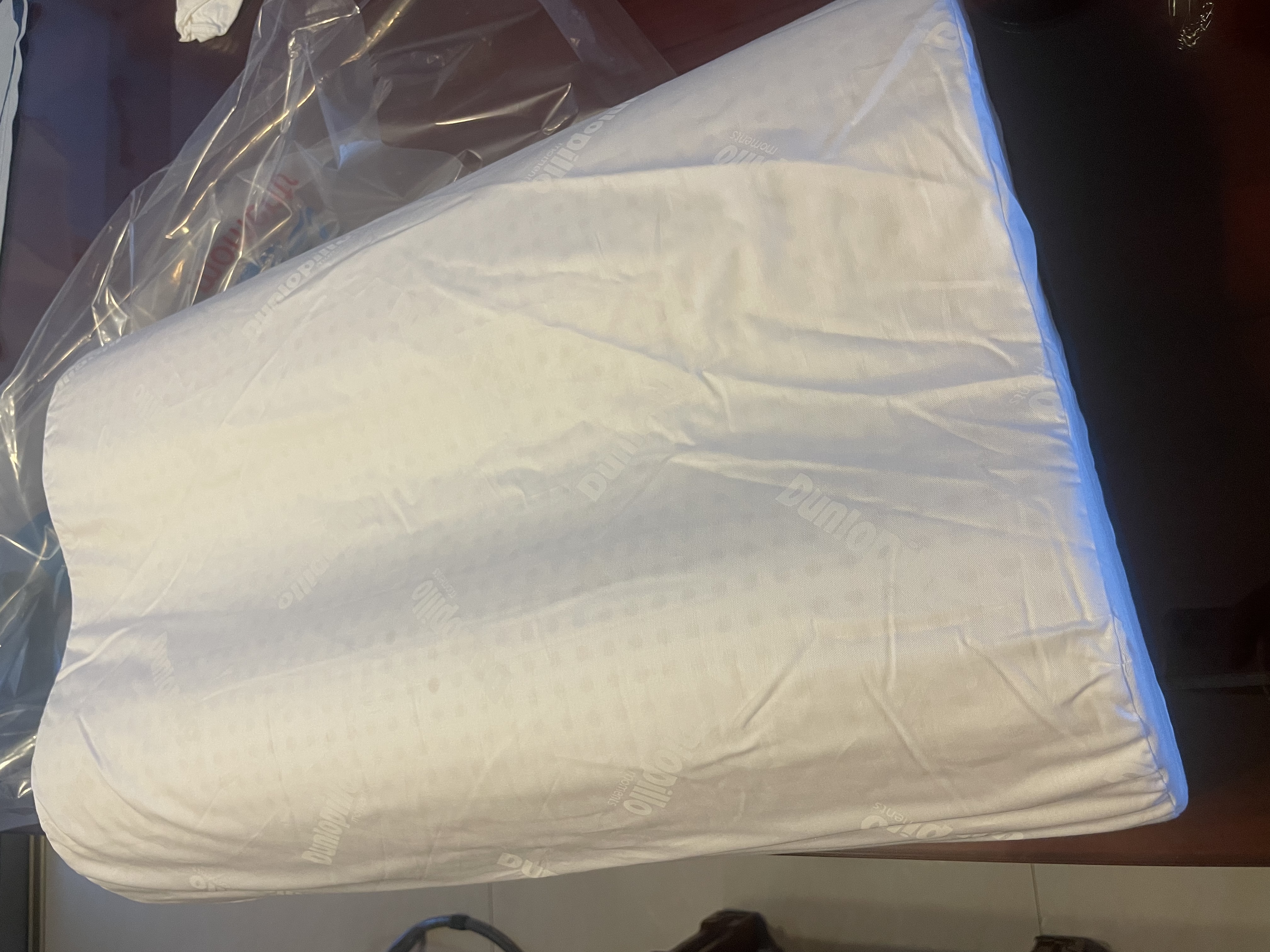 邓禄普（Dunlopillo）男士波浪枕 荷兰进口特拉雷Talalay天然乳胶枕 物理发泡工艺  实拍图
