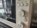 美的（Midea）35L家用多功能烘焙电烤箱 双层玻璃门/精准控温/热风烘烤/搪瓷内胆 PT3530W-D 实拍图