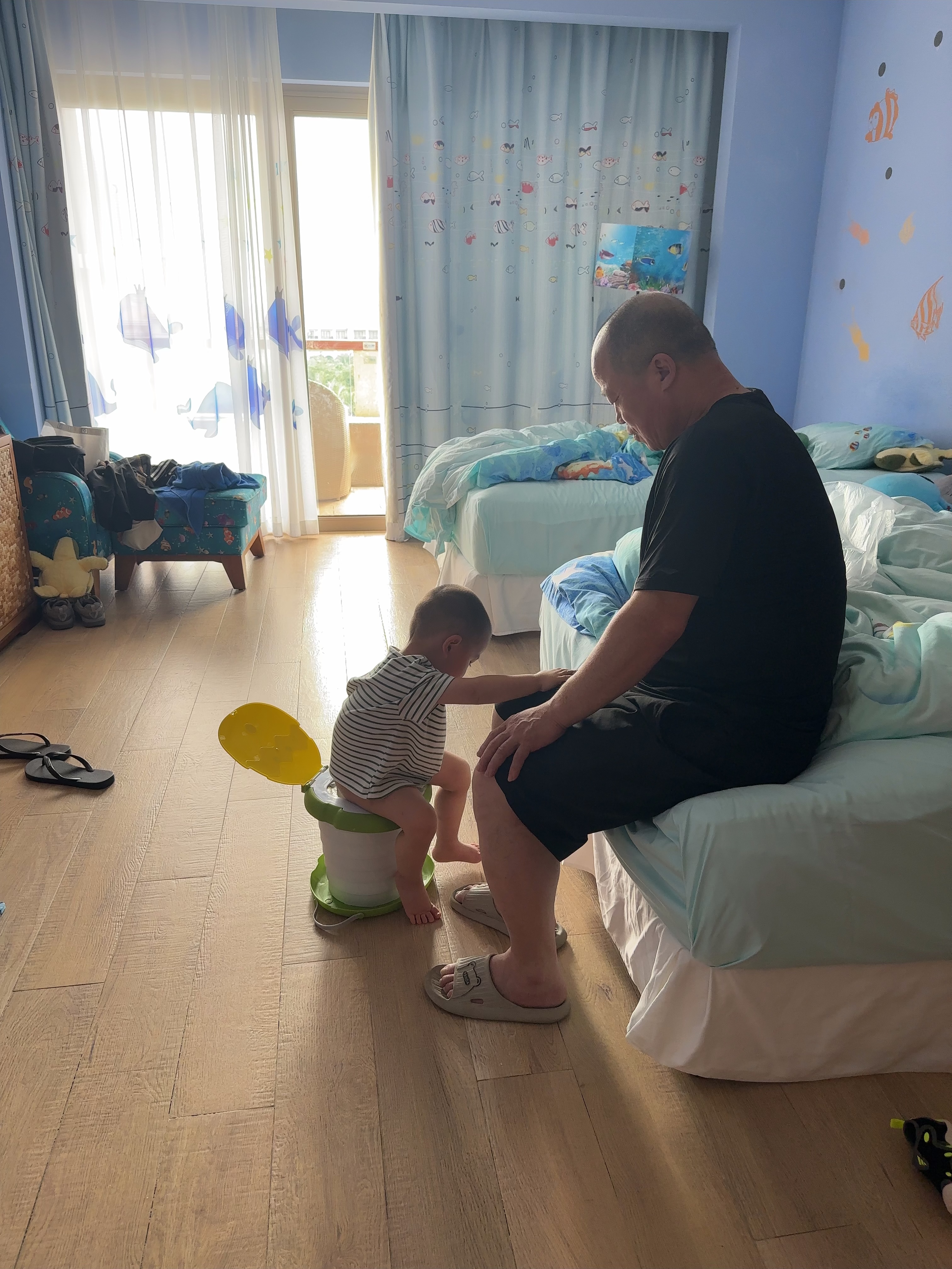 马博士儿童折叠马桶外出携带便携式小孩尿壶尿盆车载旅游男女宝宝坐便器 实拍图