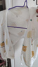 贝瑞加（Babyprints）新生儿衣服2件装男女宝宝半背衣纯棉长袖婴儿上衣亲肤柔软 黄52 实拍图