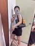MUJI 女式 棉水洗 轻便 锥形裤 裤子女款女装26年春季长裤BE1W5A6S 米色 S (155/62A) 实拍图