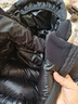 保姆鹅  【风墙】儿童羽绒服宝宝中长款护脸加厚外套保暖童装[NG2664] 炭黑 130 实拍图