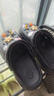 名创优品（MINISO）洞洞鞋男女款EVA夏外穿沙滩凉鞋防滑踩屎感包头情侣 黑色+海星 实拍图