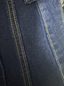罗蒙【棉弹透气】牛仔裤男夏季商务休闲宽松通勤直筒男士长裤深蓝34 实拍图