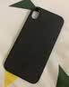 ESCASE iPhone xr手机壳苹果xr手机外壳 xr保护套 个性创意全包边防摔贴皮背壳 ES-19深邃黑 实拍图