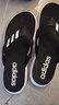 adidas COMFORT FLIP舒适拖鞋人字拖男女阿迪达斯官方轻运动   黑色/白色(推荐选大一码)   44.5 实拍图