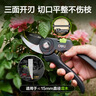 得力修枝剪刀树枝剪 升级SK5钢果树剪花枝剪盆栽花卉园林园艺修枝神器 实拍图