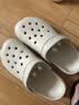 名创优品（MINISO）洞洞鞋男女夏季外穿沙滩凉鞋防滑厚底踩屎感包头凉拖鞋骨白40-41 实拍图