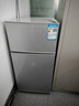 新飞冰箱小型租房用 一级能效冷 藏冷冻两用1-2人家用小冰箱 出租房双门电冰箱办公室两门 26年旗舰 76A一级能效【带净味盒】银 实拍图