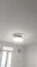 华硕照明使用美国普瑞光源白色静音隐形风扇吸顶吊灯餐厅卧室现代北欧简约 实拍图