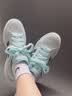 adidas「面包鞋」GRAND COURT BASE 00s休闲低帮板鞋男女阿迪达斯   薄荷绿/黑色/汉玉白   37 实拍图