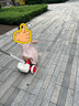 飞鸽儿童玩具三轮车自行车脚踏车宝宝平衡车幼儿小孩溜溜车2-3岁礼物 中国红【灯光音乐+车筐+推把】 实拍图