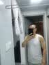 无痕背心男夏季运动装冰丝汗衫无袖衣服青年坎肩 白色男冰丝背心 4XL 实拍图