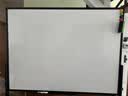 得力白板写字板120*90cm H型碳钢支架式磁吸书写移动升降办公会议黑板家庭辅导培训33715【升级双面】 实拍图