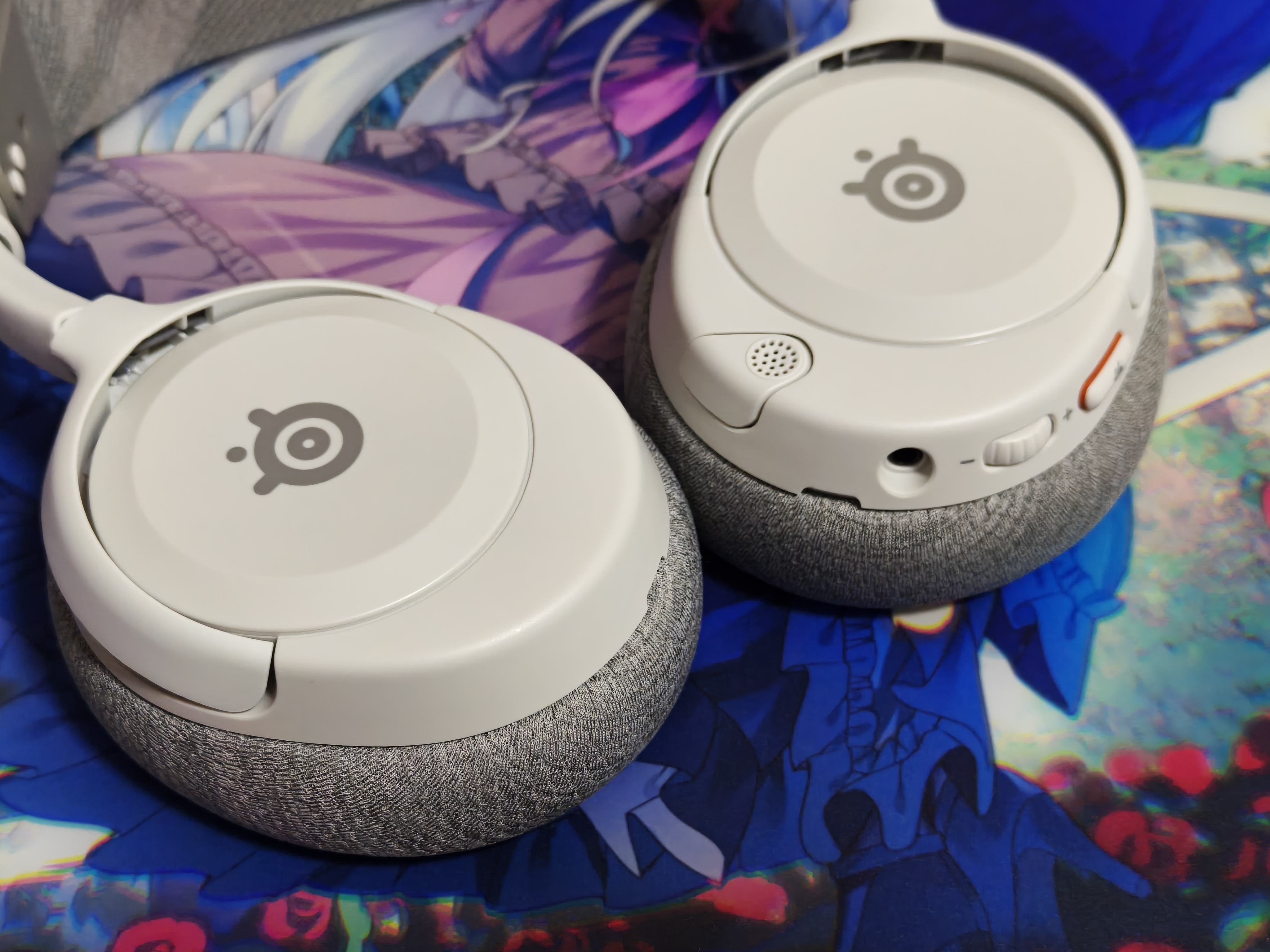 赛睿（SteelSeries）寒冰Nova1白有线3.5mm游戏电竞头戴式耳机 AI降噪麦克风FPS7.1环绕声LOL吃鸡CS 适配三角洲 实拍图