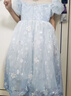 迪士尼艾莎公主裙子女童连衣裙2026夏季新款儿童网纱爱莎演出礼服送礼物 实拍图