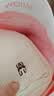 猫人女士袜子女【100%纯棉10A抑菌】夏季透气中筒袜小熊刺绣长袜女5双 实拍图