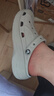 卡骆驰（CROCS）贝雅云彩女士洞洞鞋户外休闲鞋|208186 珍珠白-101(含智必星) 36 /37(230mm) 实拍图
