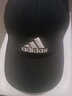 adidas经典舒适运动遮阳棒球帽子男女阿迪达斯官方 黑色/白   OSFM(男子) 实拍图
